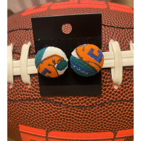 University of Florida Gators Theme Post Earrings - Picture 2 of 5
